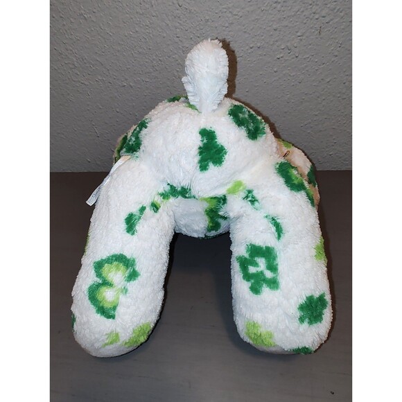 Build A Bear St Patrick’s Day Shamrock Clover Green White Teddy Bear Plush - Picture 7 of 13